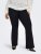 Only Carmakoma Pever Flared Pants Black - Παντελόνια - 