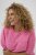 Kaffe Curve Minia Pullover Pink Power Melange - Πλεκτά πουλόβερ - 