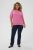 Kaffe Curve Minia Pullover Pink Power Melange - Πλεκτά πουλόβερ - 