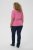 Kaffe Curve Minia Pullover Pink Power Melange - Πλεκτά πουλόβερ - 