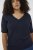 Kaffe Curve Leani Knitted Pullover Midnight Marine - Πλεκτά πουλόβερ - 