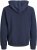 Jack & Jones College Logo Hoodie Navy - φούτερ/Φούτερ με κουκούλα - φούτερ/Φούτερ με κουκούλα ανδρικά μεγάλα μεγέθη 