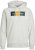 Jack & Jones Codyy Hoodie White - φούτερ/Φούτερ με κουκούλα - φούτερ/Φούτερ με κουκούλα ανδρικά μεγάλα μεγέθη 