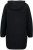 Ulla Popken Teddy Fleece Hooded Zip Neck Sweatshirt Black - φούτερ/Φούτερ με κουκούλα - 