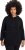 Ulla Popken Teddy Fleece Hooded Zip Neck Sweatshirt Black - φούτερ/Φούτερ με κουκούλα - 