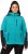 Ulla Popken Contrast Inserts Sweater Knit Hoodie Aquamarine - φούτερ/Φούτερ με κουκούλα - 