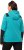 Ulla Popken Contrast Inserts Sweater Knit Hoodie Aquamarine - φούτερ/Φούτερ με κουκούλα - 