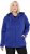 Ulla Popken Sweater Knit Fleece Hoodie Capri Blue - φούτερ/Φούτερ με κουκούλα - 