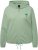 Ulla Popken Drawstring Hem Zip-Up Hoodie Light Green - φούτερ/Φούτερ με κουκούλα - 