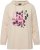 Ulla Popken REBEL LOVE Long Sleeve Graphic Hoodie Vanilla - φούτερ/Φούτερ με κουκούλα - 