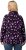 Ulla Popken Floral Print Drawstring Collar Hoodie Black - φούτερ/Φούτερ με κουκούλα - 