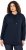 Ulla Popken Back Print Kangaroo Pocket Hoodie Navy - φούτερ/Φούτερ με κουκούλα - 