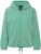 Ulla Popken Drawstring Hem Two-Tone Knit Hoodie Emerald Green - φούτερ/Φούτερ με κουκούλα - 