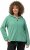Ulla Popken Drawstring Hem Two-Tone Knit Hoodie Emerald Green - φούτερ/Φούτερ με κουκούλα - 