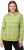 Ulla Popken Mixed Stripe Long Sleeve Hoodie Apple Green - φούτερ/Φούτερ με κουκούλα - 