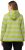 Ulla Popken Mixed Stripe Long Sleeve Hoodie Apple Green - φούτερ/Φούτερ με κουκούλα - 