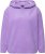 Ulla Popken Teddy Plush Long Sleeve Hoodie Pale Lilac - φούτερ/Φούτερ με κουκούλα - 