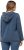 Ulla Popken Raw Hem Long Sleeve Hoodie Night Blue - φούτερ/Φούτερ με κουκούλα - 