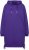 Ulla Popken Longline Lace Up Hoodie Purple - φούτερ/Φούτερ με κουκούλα - 