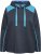 Ulla Popken Waffle Pique Contrast Color Hoodie Navy - φούτερ/Φούτερ με κουκούλα - 