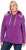 Ulla Popken Waffle Pique Contrast Color Hoodie Dark Purple - φούτερ/Φούτερ με κουκούλα - 