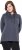 Ulla Popken Lettering GLOWING Hoodie Asphalt Grey - Τυπωμένα T-shirts για γυναίκες - 