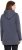 Ulla Popken Lettering GLOWING Hoodie Asphalt Grey - Τυπωμένα T-shirts για γυναίκες - 