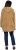 Ulla Popken Tiered Flounce Panel Zip Up Hoodie Mocha Brown - φούτερ/Φούτερ με κουκούλα - 