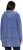 Ulla Popken Tiered Flounce Panel Zip Up Hoodie Atlantic Blue - φούτερ/Φούτερ με κουκούλα - 