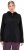 Ulla Popken Fleece Sweatshirt Hoodie Black - φούτερ/Φούτερ με κουκούλα - 
