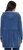 Ulla Popken Indigo Dyed Flounce Panel Hoodie Blue - φούτερ/Φούτερ με κουκούλα - 