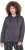 Ulla Popken Snake Detail Zip-Up Hoodie Graphite Grey - φούτερ/Φούτερ με κουκούλα - 