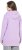 Ulla Popken Decorative Seam Zip-Up Hoodie Lavender - φούτερ/Φούτερ με κουκούλα - 