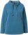 Ulla Popken Rhinestone Drawstring Moon Wash Hoodie Teal - φούτερ/Φούτερ με κουκούλα - 