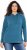 Ulla Popken Rhinestone Drawstring Moon Wash Hoodie Teal - φούτερ/Φούτερ με κουκούλα - 