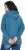 Ulla Popken Rhinestone Drawstring Moon Wash Hoodie Teal - φούτερ/Φούτερ με κουκούλα - 