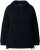 Ulla Popken Decorative Lace-Up Hoodie Black - φούτερ/Φούτερ με κουκούλα - 
