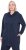 Ulla Popken Contrast Piping Zip-Up Hoodie Navy - φούτερ/Φούτερ με κουκούλα - 