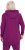 Ulla Popken Contrast Piping Zip-Up Hoodie Pink Berry - φούτερ/Φούτερ με κουκούλα - 