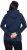 Ulla Popken Relaxed Fit Long Sleeve Hoodie Navy - φούτερ/Φούτερ με κουκούλα - 