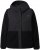 Ulla Popken Mixed Texture Hoodie Black - φούτερ/Φούτερ με κουκούλα - 