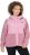Ulla Popken Mixed Texture Hoodie Wildberry - φούτερ/Φούτερ με κουκούλα - 