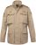 JP1880 Field Jacket with Badges Vintage Look Dark Beige - Μπουφάν - Aνδρικά μπουφαν μεγάλα μεγέθη