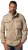 JP1880 Field Jacket with Badges Vintage Look Dark Beige - Μπουφάν - Aνδρικά μπουφαν μεγάλα μεγέθη
