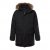 Men Plus Parka With Fur Hood Black - Μπουφάν - Aνδρικά μπουφαν μεγάλα μεγέθη