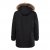 Men Plus Parka With Fur Hood Black - Μπουφάν - Aνδρικά μπουφαν μεγάλα μεγέθη