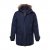 Men Plus Parka With Fur Hood Navy - Μπουφάν - Aνδρικά μπουφαν μεγάλα μεγέθη