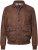 JP1880 Finest Goat Suede Leather Blouson Tobacco Brown - Μπουφάν - Aνδρικά μπουφαν μεγάλα μεγέθη