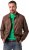 JP1880 Finest Goat Suede Leather Blouson Tobacco Brown - Μπουφάν - Aνδρικά μπουφαν μεγάλα μεγέθη