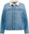 Ulla Popken Teddy Fleece Lined Denim Jacket Blue Denim - Μπουφάν - 